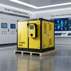 LiFePO4 Battery Container ESS 400V 100KWH 200KWH Solar Battery Energy Storage System for Commercial Industrial Solar System