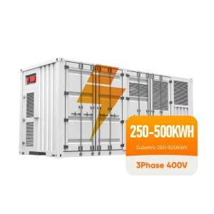 Lifepo4 Battery Container ESS 400V 500KWH 1MWH Solar Battery Energy Storage System for Commercial Industrial Solar System