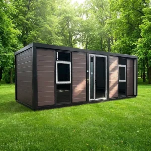 Light Gauge Steel Frame Prefab Container Houses Insulated Foldable Flat Pack Luxury Residence