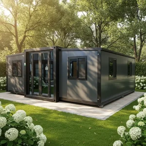 Light Steel 40 Ft & 20 Ft Prefab Villa Portable Mobile Home with Expandable Bathroom & Kitchen for Hotels & Offices
