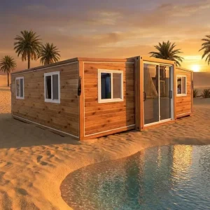 Lightweight Foldable Container Houses Customized in Color Modern Medieval Design
