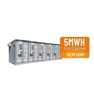 Liquid Cooling 5MWh LiFePO4 Battery Container ESS System Energy Storage 20ft Container for Commercial Industrial Storage
