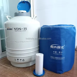 Liquid Nitrogen Tanks YDS-35 Cryogenic Preservation for Cattle Sheep Pig Frozen Semen 50 80 125 Transportation