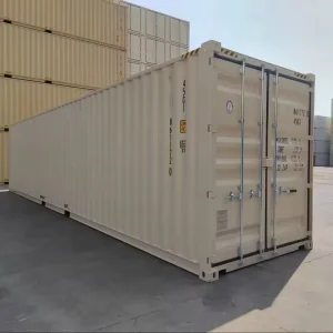Load From Both Ends with 40FT 40HCDD Double Door Container BV GL ABS CCS Certified Corten Steel Dry Van