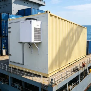 Logistics Cold Storage Solution 20ft Container Cold Room Condensing Unit Solar Option for Port Distribution Center Storage