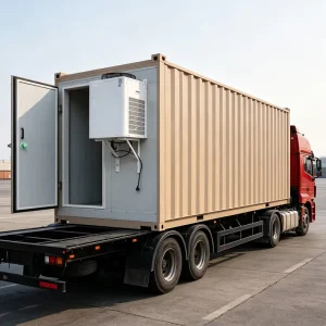Logistics Cold Storage Walk in Freezer Container 20ft 40ft Mobile Reefer with Solar Automatic Sanyo Compressor Food Storage