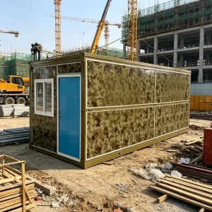 Low Cost 10ft 20ft 30ft 40ft Modular Prefab Office Shop Movable Folding Flat Pack Container Prefabricated House