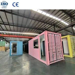 Low Cost 20ft Modified Container House Portable Prefab Office Modular Shipping Container Site Accommodation Housing Solution