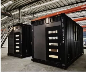 Low Cost Modular Shipping Container Prefabricated Foldable Flat Pack Office Building Hotel Coffee Shop Detachable House 3D