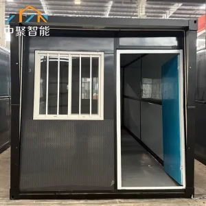Low Cost Quick Installation 20ft Foldable Prefabricated Modular Office Folding Steel Shipping Container House Modern