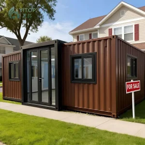 Low Cost Temporary Housing Container House Hurricane Proof Expandable 10ft 20ft 30ft 40ft Foldable Shipping Container Home