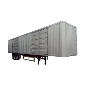 Low Price Dry Van Trailer Brand New Side Awning Wing Open Semi Trailer, China Factory Direct Sale