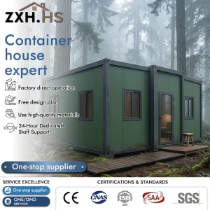 Low Temperature Resistant 30ft/40ft 3-Bedroom Outdoor Prefab Modular House Prefabhuizen