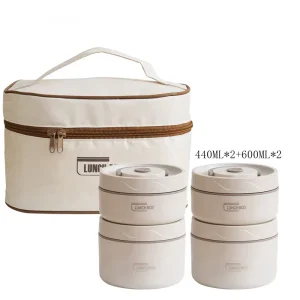 Lunch Bowl Kids School Bento Box Vacuum Insulated Food Jar Stainless Steel Custom Logo Lunch Box