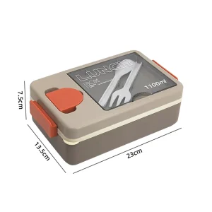 Lunch Box for Adults and Kids Eco Friendly BPA Free Food Grade Compartment Stackable Lunch Box for Adults Kids