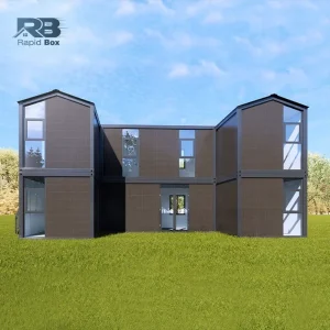 Luxury 2 3 Bedroom Portable Mobile Home Cabin House 2 Floor Modular Prefabricated House Portable Hotel Tiny Container House