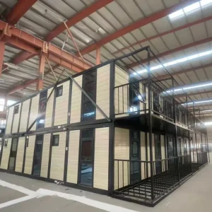 Luxury 20ft Double Story Expandable Container House Prefabricated Tiny Villa for Backyard ADU and Portable Office Space
