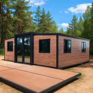 Luxury 20ft Expandable Container Home Prefab House Made of Steel and Sandwich Panel for Apartment Living