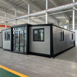 Luxury 20ft Expandable Waterproof Modern Container House 2 Bedroom 1 Bath Vacation Home