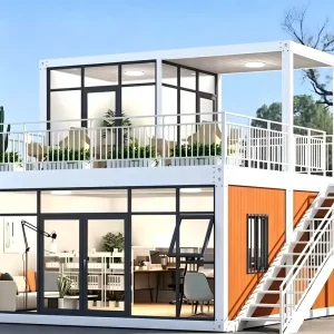 Luxury 20ft Modular Prefab Container Hotel Villas Easy to Assemble Shop Made Sandwich Panel Design From China