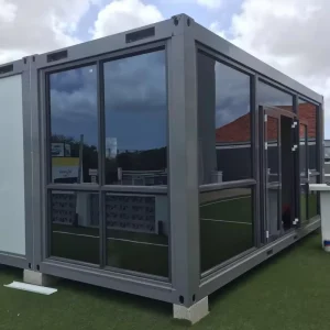 Luxury 20ft Prefab Villa Steel Frame Container House with Modern Design for Hotel and Outdoor Use in Housing Projects