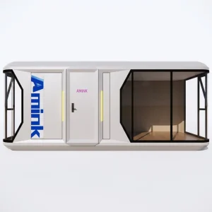 Luxury 20ft or 40ft Modular Shipping Prefab Container Office Portable apple Home Tiny Cabin House