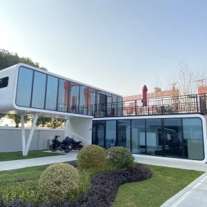 Luxury 40ft 20ft Chinese Modular Foldable Prefabricated Steel Container Homes for Hotel & Tiny Living Apple Cabin