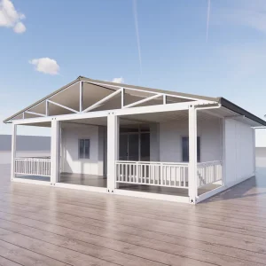 Luxury 40ft Modular Prefabricated Container House Detachable Dormitory Living Flat Pack Industrial Design
