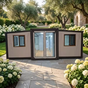Luxury 40ft Two Story Modern Expandable Container House 3 Rooms Prefab Villa Includes Bathroom Kitchen