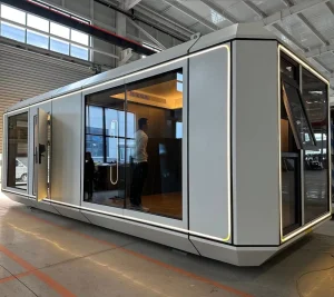 Luxury Aesthetic Capsule House Prefab Mobile Home Tiny Living Pod for Campsites, Hotels and Short-Term Rentals