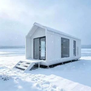 Luxury Capsule House Aluminium Prefabricate Pod Modular Prefab Apple Cabin Anti Cold Weather