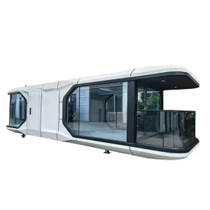 Luxury Capsule Villa Tourist Resort Fast Build Detachable Energy Saving Prefabricated Cabin High Insulation Living Supermarket