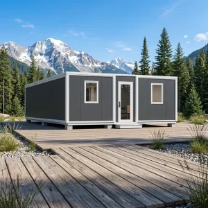 Luxury Container Expandable 40FT 20FT Expandable Container House Double Wing Folding Series House