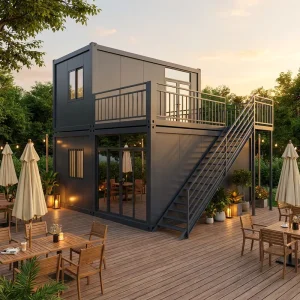 Luxury Container House Customization Prefab House Double Floor Detachable Containerhouse Prefab Modular Home