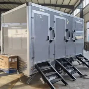Luxury Container Portable Toilet Trailer Restroom Durable Postmodern Design