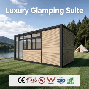 Luxury Detachable Granny Home with Flat Floor Design and High Insulation Sandwich Panel for Backyard Passive Income Property