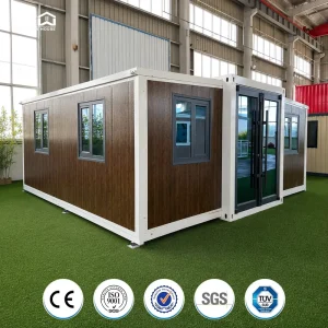 Luxury Fabricated Prefabricated House 3 Bedrooms and Living Room Homes 20ft 40ft Expandable Folding Foldable Container Prefab