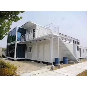 Luxury Family Prefabricated Container House 20ft 40ft Steel Including Living Room Kitchen Bedroom Bathroom Air Freight for Sale