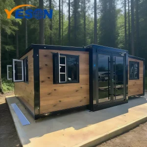 Luxury Foldable Expandable Modular 20 40ft Modern Home Prefab Module Container House Insulated Hurricane Proof Hotel Bedroom