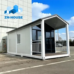 Luxury Garden Shed Cabin Showroom Office Prefab Hotel Mobile Home bar Shop Prefabricated Tiny Container House Villa with Toilet