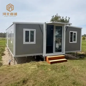 Luxury Modern 40ft Prefab Modular 3 Bedroom 2 Bathroom Ready To Ship Mobile Expandable Container House For Hotel & Office Use