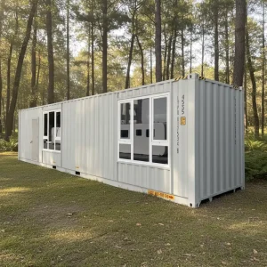 Luxury Outdoor 40ft Prefab Modified Shipping Container House with Bathroom for Living