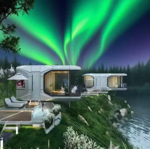 Luxury Portable Prefabricated Modular House China Manufactured Mobile Home Waterproof Villa or Office Use