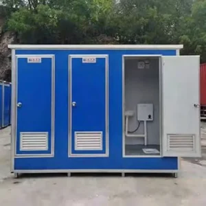 Luxury Portable Steel Shipping Container Portable Toilet Modern Multi Functional Outdoor Office Use Park Container Toilet