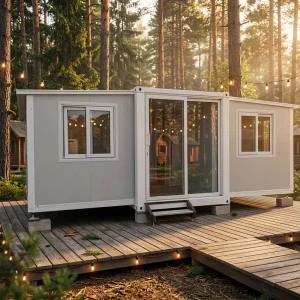 Luxury Portable Steel Structure Prefab Folding Expandable 20FT 30FT 40FT Mobile Container House
