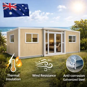 Luxury Prefab 20ft 30ft 40ft Shipping Modular Containers Home 2 Bedroom Expandable Container House for Outdoor Resort Office