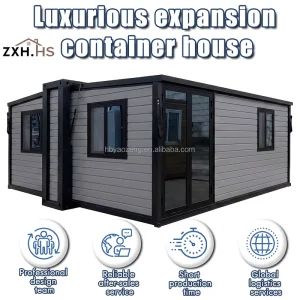 Luxury Prefab Container House 40ft Expandable Foldable Modern AU NZ Standard Turnkey