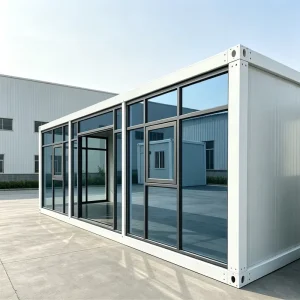 Luxury Prefab Modular Container House Office Building Temporary Hotel Villa Made Steel Sandwich Panel