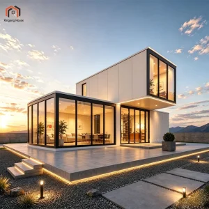 Luxury Prefabricated House Ready Modular Stylish Home with Toilet for Camp Apartment Hotel Projects