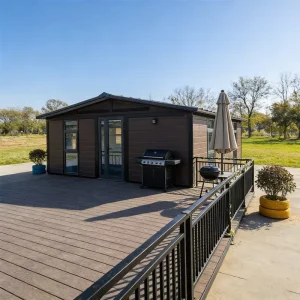 Luxury Prefabricated Modular House Modern Container Home with Large Windows for Resort and Living Use
